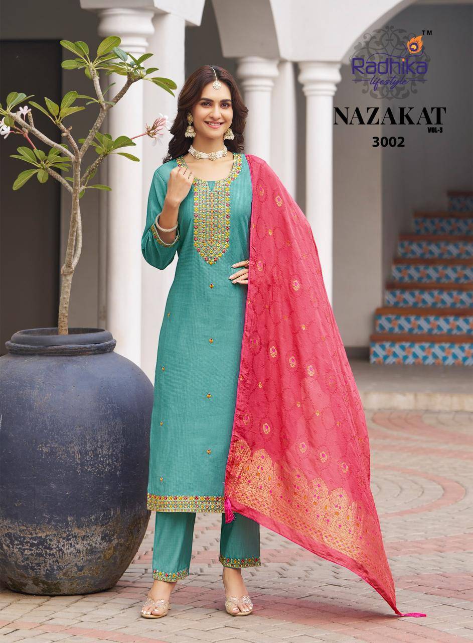 Radhika nazakat vol 3 Kurti manufacturers in India